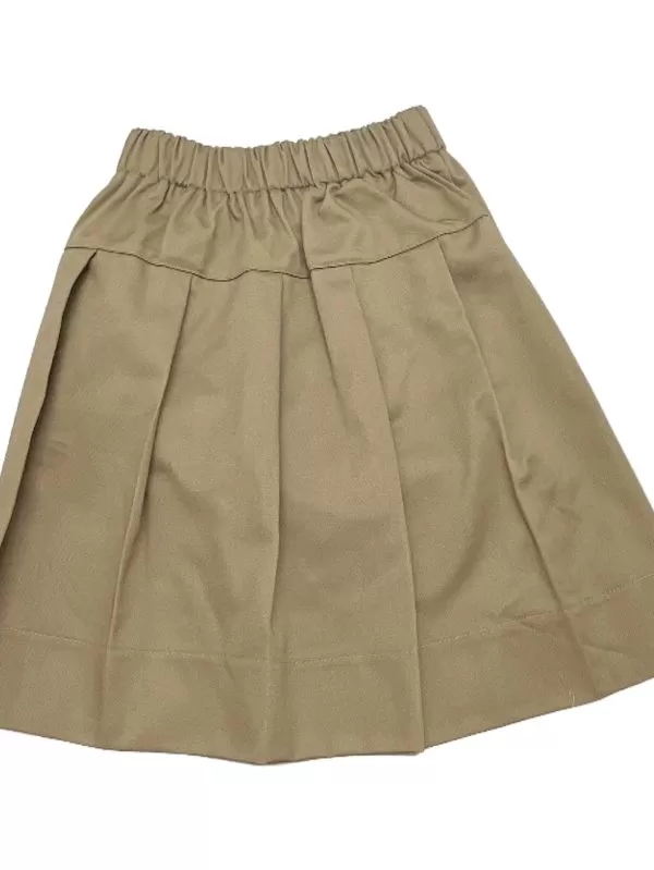 Khaki Pull-up Skort - 5, Khaki